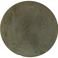 1785 COPPER Connecticut Copper, African Head F12 CSN