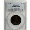1776 1/2P Machin's Mills Halfpenny F15 PCGS