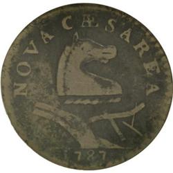 1787 COPPER New Jersey Copper, Outlined Shield VF20 CS