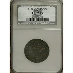 1786 COPPER Vermont Copper, VERMONTENSIUM F12 CSN