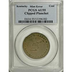 (1792-94) TOKEN Kentucky Token, Plain Edge AU55 PCGS