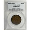 Undated 1C Washington Double Head Cent AU50 PCGS