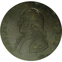 1791 1C Washington Small Eagle Cent XF45 PCGS