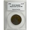1795 1/2P Washington Grate Halfpenny, Large Buttons, Re