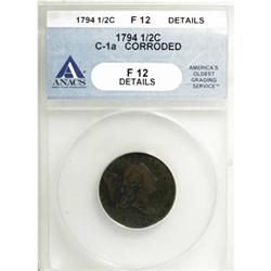 1794 1/2 C F12 ANACS