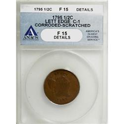 1795 1/2 C Lettered Edge F15 ANACS