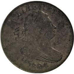 1804 1/2 C Crosslet 4, No Stems XF45 PCGS