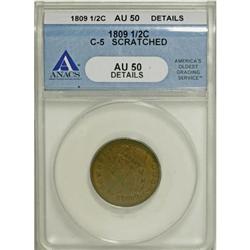 1809/6 1/2 C AU50 ANACS