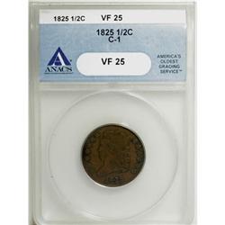 1825 1/2 C VF25 ANACS