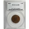 1825 1/2 C AU58 PCGS