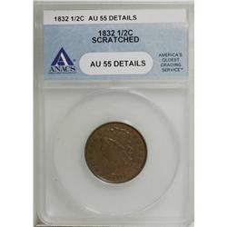 1832 1/2 C AU55 ANACS