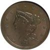 Image 1 : 1855 1/2 C Brown MS63 NGC