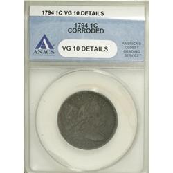 1794 1C Head of 1795 VG10 ANACS