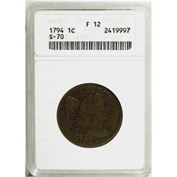 1794 1C Head of 1795 F12 ANACS