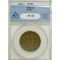 1798 1C First Hair Style VF20 ANACS