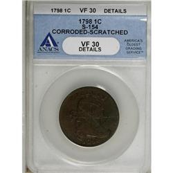 1798 1C First Hair Style VF30 ANACS