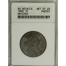 1803 1C Small Date, Small Fraction XF40 ANACS