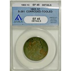 1803 1C Small Date, Small Fraction XF45 ANACS