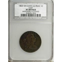 1803 1C Small Date, Large Fraction XF40 CSN