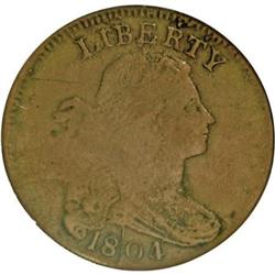 1804 1C Restrike AU50 NGC