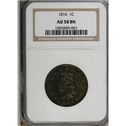 1816 1C AU58 NGC