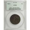 Image 1 : 1821 1C VF30 PCGS