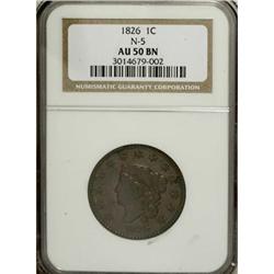 1826 1C AU50 NGC