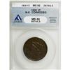 Image 1 : 1838 1C Brown MS60 ANACS