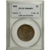 Image 1 : 1852 1C Brown MS64 PCGS
