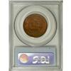 Image 2 : 1856 1C Slanted 5 Red and Brown MS65 PCGS