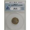 Image 1 : 1857 1C MS60 ANACS