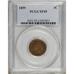 1859 1C XF45 PCGS
