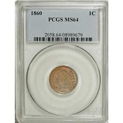 1860 1C MS64 PCGS