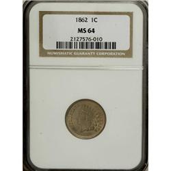 1862 1C MS64 NGC
