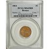 Image 1 : 1864 1C Bronze No L Red MS65 PCGS