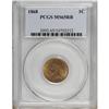 Image 3 : 1868 1C Red and Brown MS65 PCGS