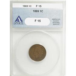 1869 1C F15 ANACS