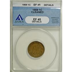 1869 1C XF45 ANACS