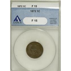 1872 1C F15 ANACS