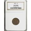 Image 1 : 1872 1C AU58 NGC