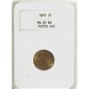 Image 1 : 1875 1C Red and Brown MS65 NGC