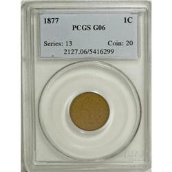 1877 1C G6 PCGS