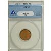Image 1 : 1879 1C Red and Brown MS63 ANACS
