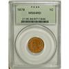 Image 1 : 1879 1C Red MS64 PCGS