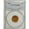 Image 1 : 1884 1C Red MS64 PCGS