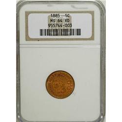 1885 1C Red MS64 NGC