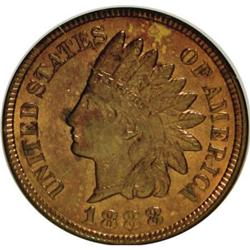 1888 1C Red and Brown MS64 NGC