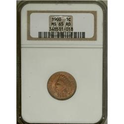 1900 1C Red MS65 NGC