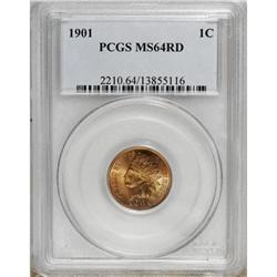 1901 1C Red MS64 PCGS
