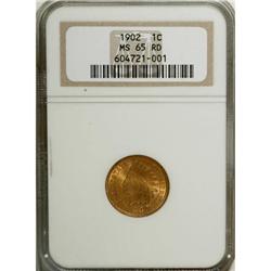 1902 1C Red MS65 NGC